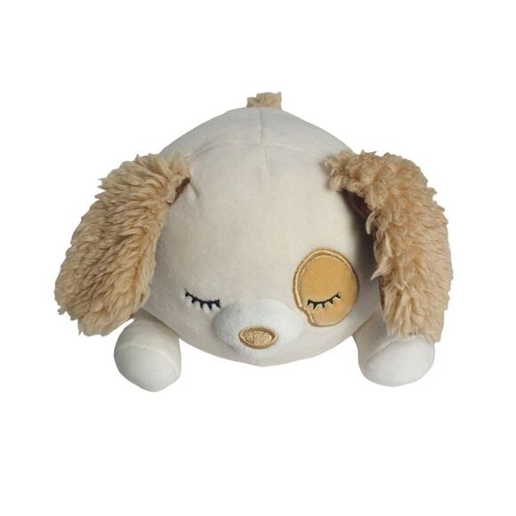 Squishmallow Harrison the Dog Plush Sleeping Dog 8" Soft Toy Beige & Brown - Picture 3 of 6